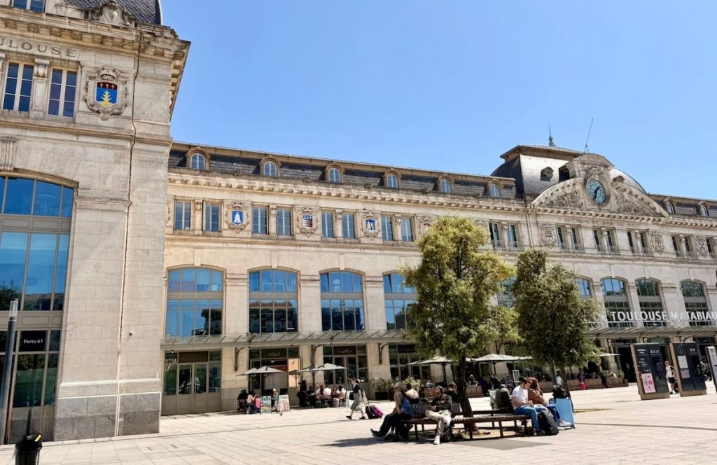 Extérieur de la Gare Toulouse Matabiau