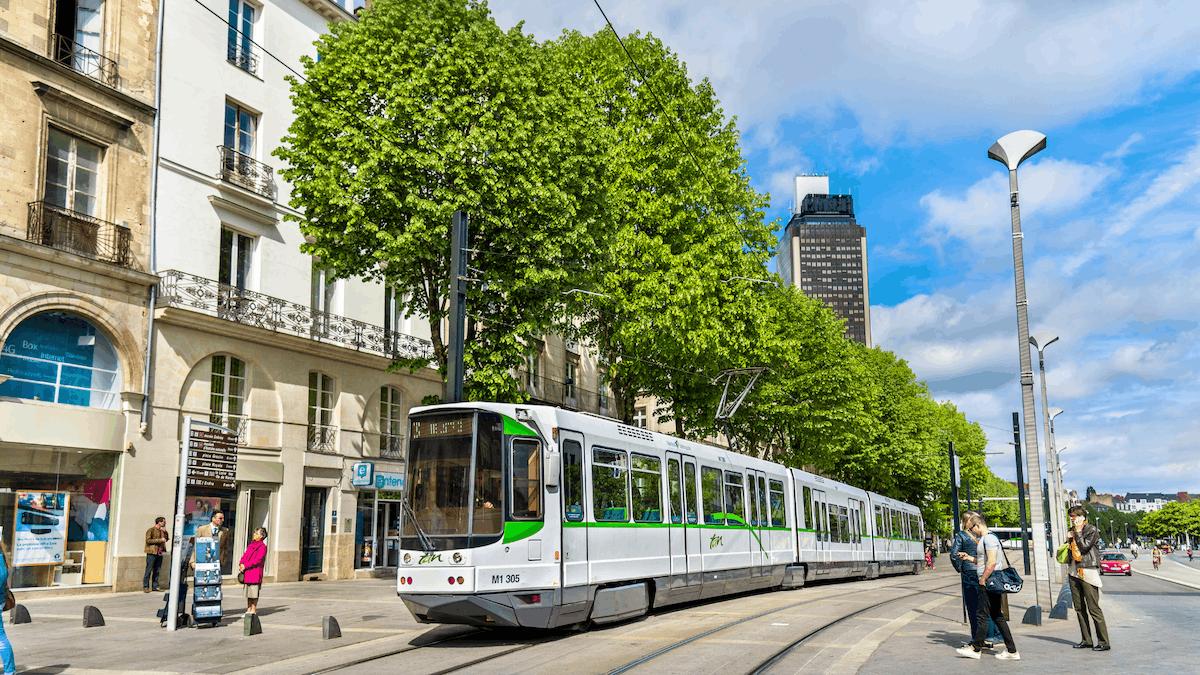 Tramway de la ligne 3 à Nantes